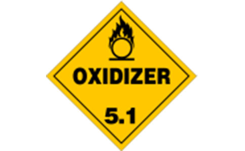 氧化劑和有機(jī)過氧化物（即溴酸鹽，氯酸鹽，高錳酸鹽，過氧化氫> 8％，過氧化苯甲酰）。
